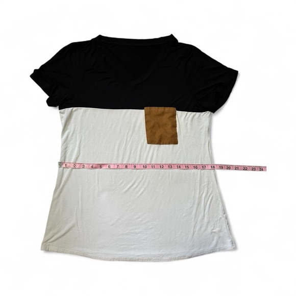 Trendy Fall Colorblock Tee - Picture 5 of 5